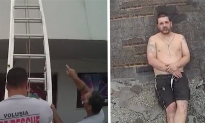 Alleged Burglar Climbs on the Roof of a Local Business, Gets Stuck