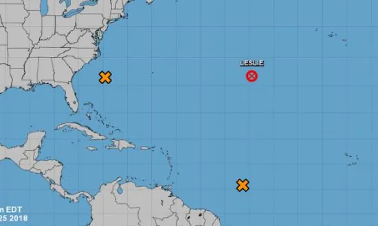 Latest Updates on Tropical Storm Rosa, Kirk, Leslie
