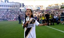 7-Year-Old Girl’s National Anthem Blows Crowd Away at the MLS Game