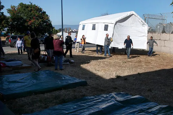 Santa Clara County will lease a parcel of land from the city of San Jose for 
Hope Village homeless encampment. (Karl Mondon/Getty Images)