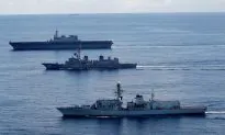 Japanese Carrier Drills with British Warship Heading to Contested South China Sea