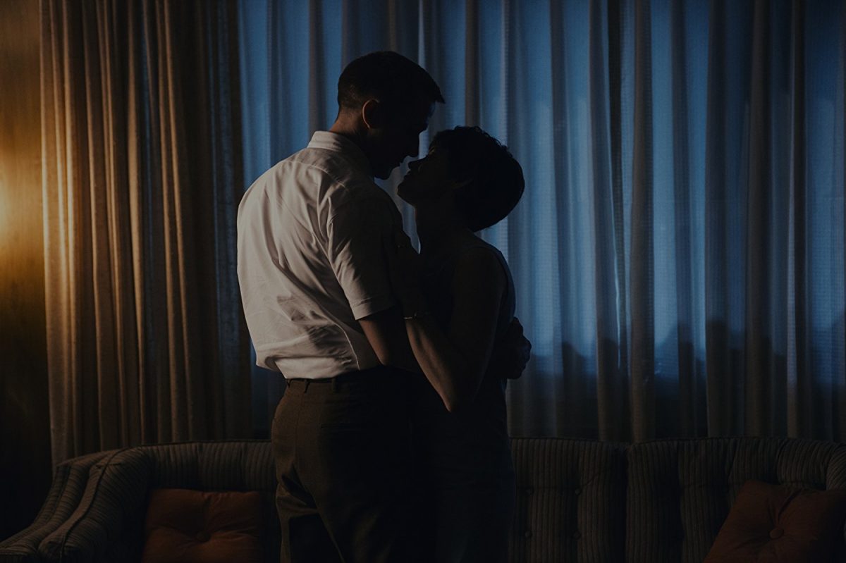 Ryan Gosling and Claire Foy share a moment