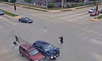 Video: Driver Crashes Stolen SUV at Intersection, 3 Teens Jump Out