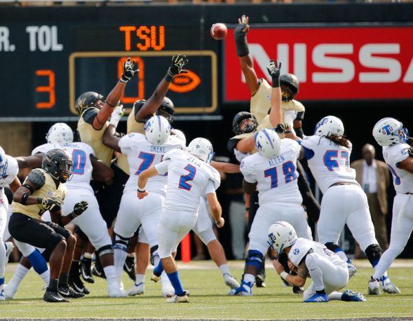 Gameplay TSU against Vanderbilt