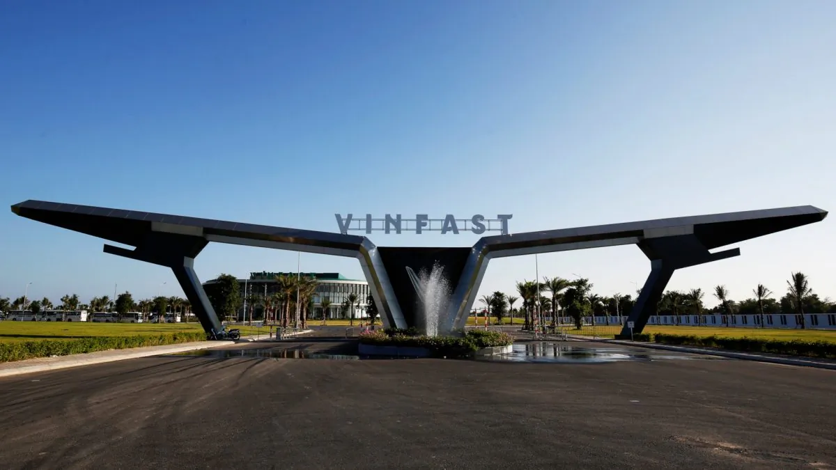 The VinFast factory in the port city of Hai Phong, Vietnam, on Sept. 25, 2018. (Kham/Reuters)