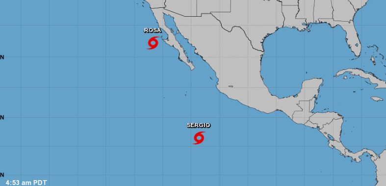 tropical storm rosa has a new forecast path