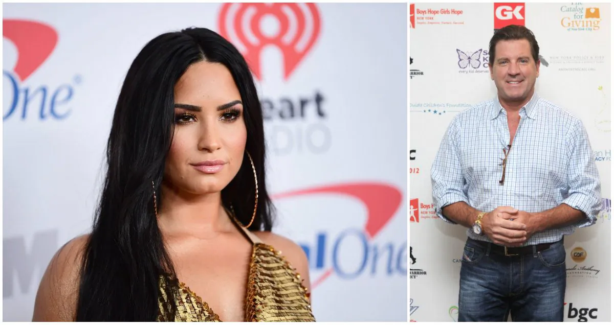 Singer Demi Lovato (L) and CRTV host Eric Bolling. (Emma McIntyre/Getty Images for iHeartMedia (L) Roger Kisby/Getty Images)