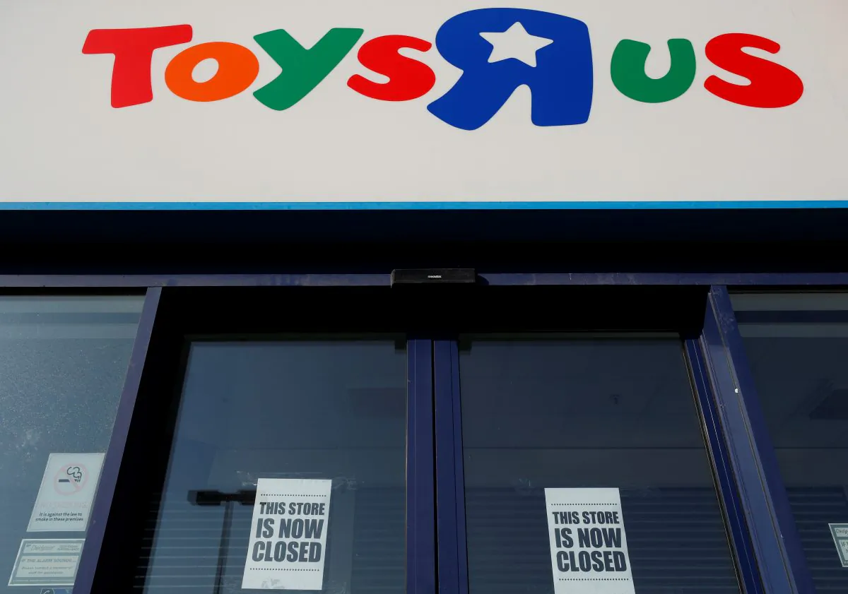 A closed Toys 'R' Us store is seen near York, Britain on March 21, 2018. (Phil Noble/REUTERS)