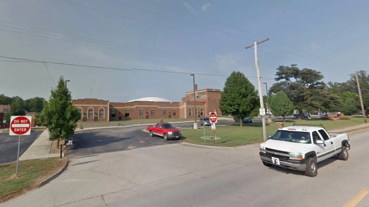 Hutsonville Community Unit 1 Schools, where Superintendent Julie Kraemer can now legally carry a firearm. (Screenshot via Google Maps)