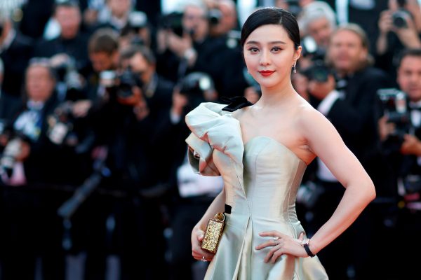 Fan Bingbing poses at the 71st Cannes Film Festival.