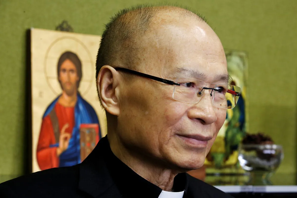 Hong Kong's Catholic bishop Michael Yeung at a Reuters interview at his office in Hong Kong, China on Oct. 3, 2018. (Bobby Yip/Reuters)
