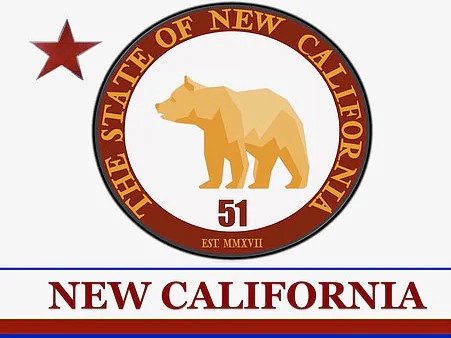 Seal for New California proposed by Paul Preston. (Screenshot/newcaliforniastate.com)