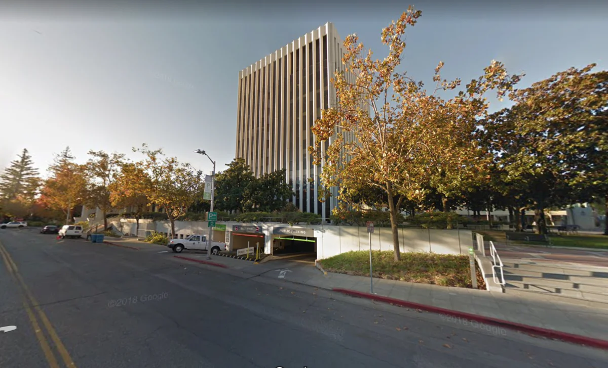 Former Yahoo CEO Marissa Mayer put forth a proposal before the Palo Alto City Council on Oct 1, 2018, to convert a funeral home in the city into a membership-based women's center. (Map date @2018 Google)