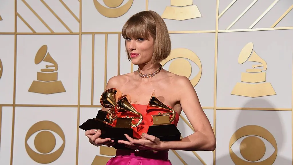 Taylor Swift at the The 58th GRAMMY Awards at Staples Center in Los Angeles, on Feb. 15, 2016. (Mark Ralston/AFP/Getty Images)