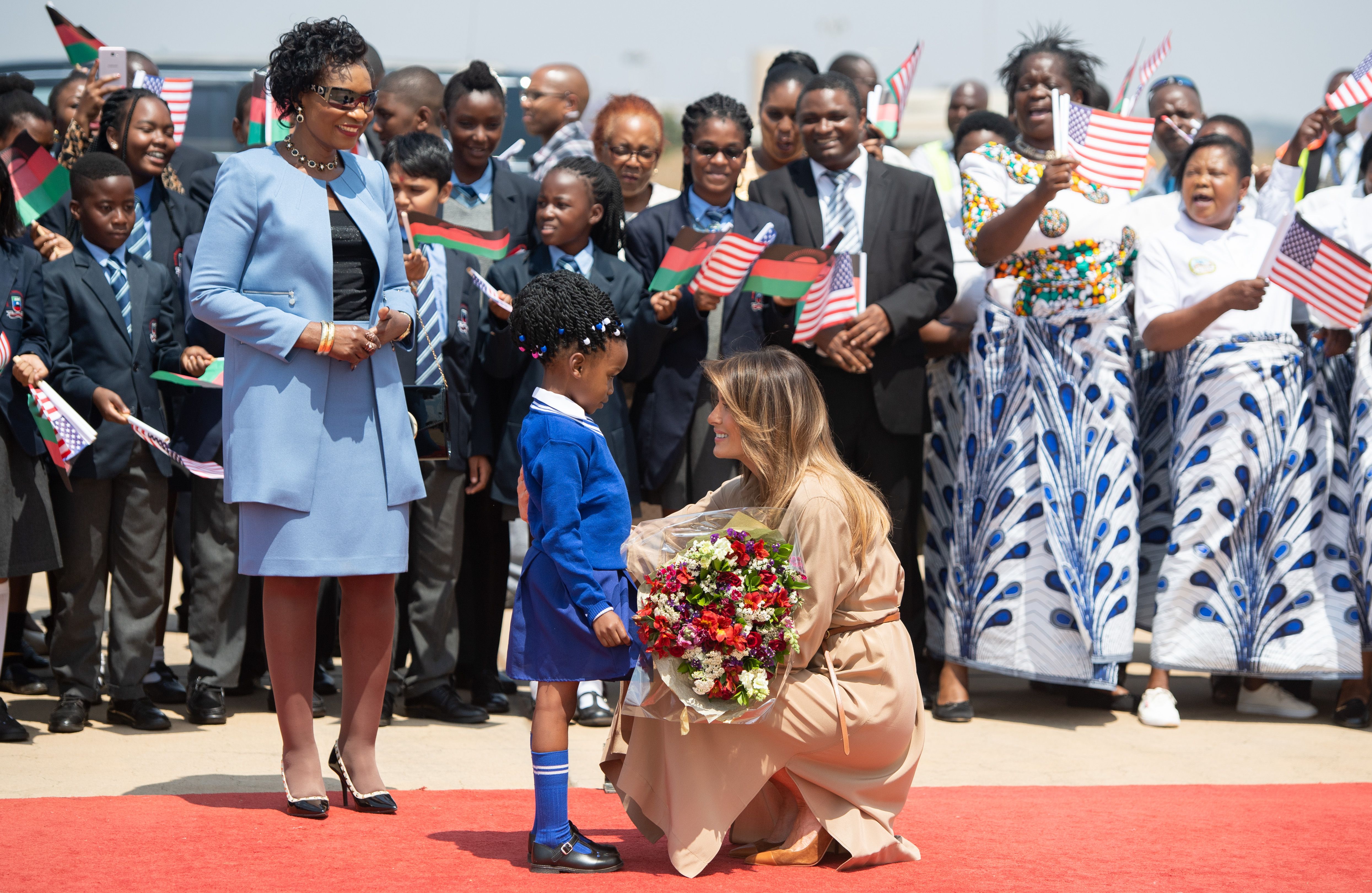 First Lady Visits School in Malawi