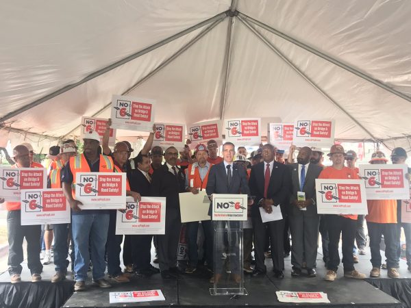 Eric Garcetti is against Prop. 6