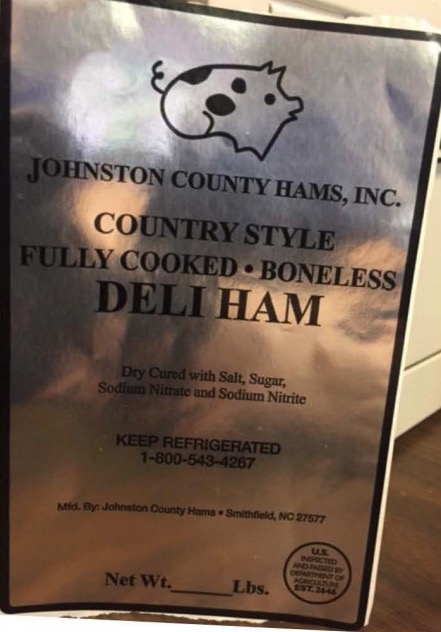 contaminated ham