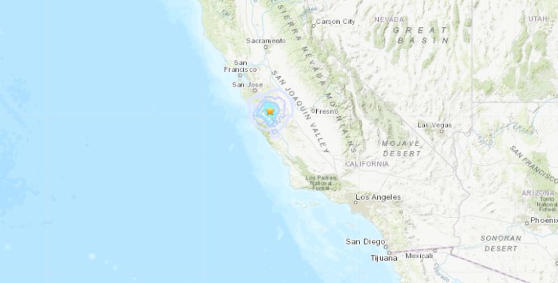 earthquake today in california update