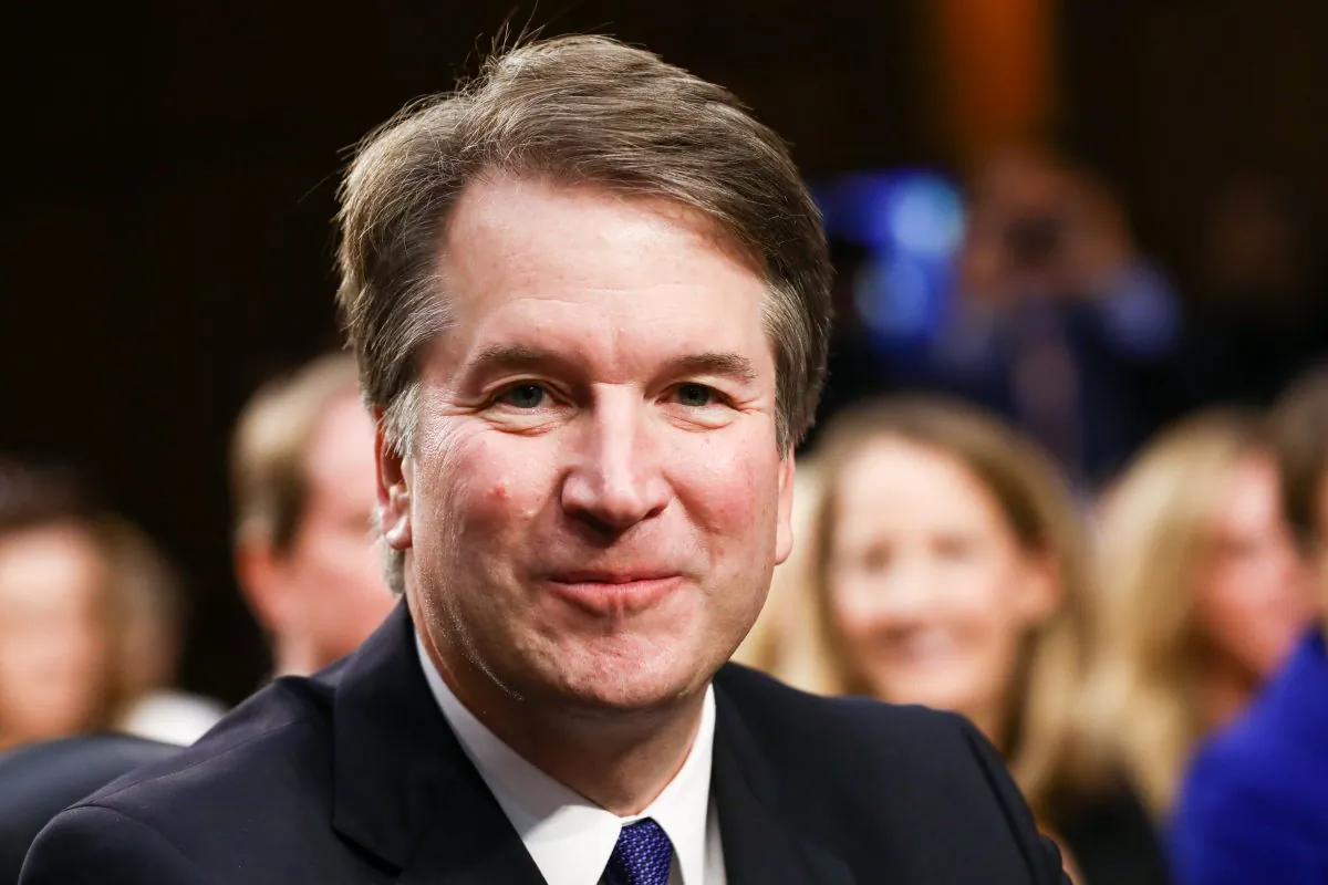 Judge Brett Kavanaugh testifies before the Senate Judiciary Committee during the first day of his confirmation hearing to serve as Associate Justice on the U.S. Supreme Court at the Capitol in Washington, on Sept. 4, 2018. (Samira Bouaou/The Epoch Times)