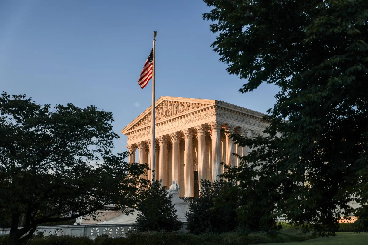 The Supreme Court of the United States in Washington on June 30, 2018. (Charlotte Cuthbertson/The Epoch Times)