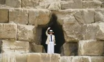 First Lady Wraps Up Africa Tour at Egyptian Pyramids, Kenya Orphanage