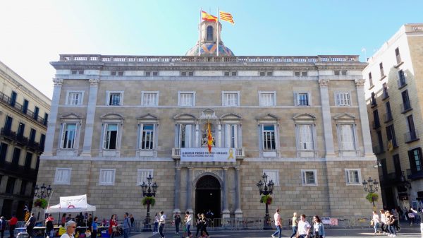 Palau de la Generalitat, the seat of the government of Catalonia.