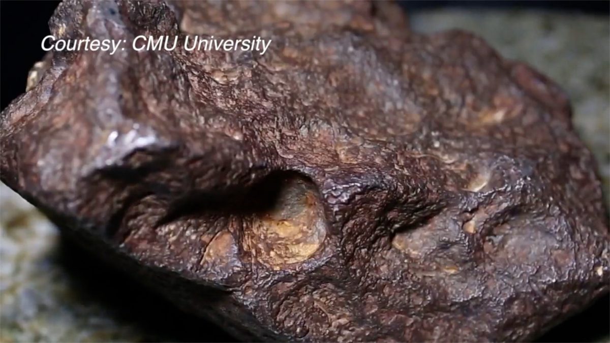 Meteorite doorstop