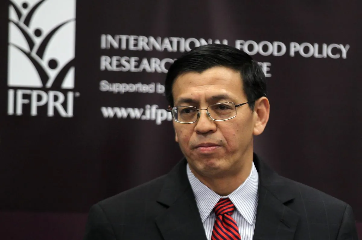 Shenggen Fan, director general of the International Food Policy Research Institute (IFPRI), speaks at an event on Aug. 11, 2011 in Washington. Fan is one of the candidates that Beijing may be fielding to take the Food and Agriculture Organization (FAO) leadership.  (Alex Wong/Getty Images)