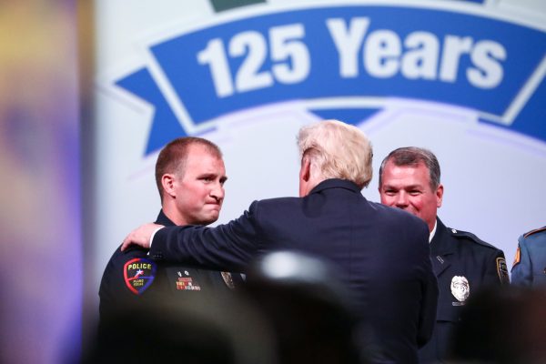 Trump Talks to Police Chiefs in Orlando