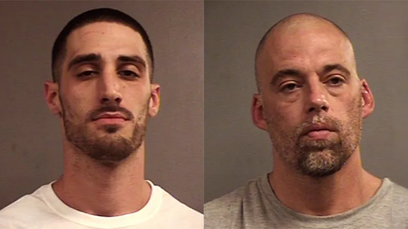 Justin Stumler (L) and Jeremy Hunt broke out of Louisville Metro Corrections Center on Oct 6 and were both apprehended on Oct. 8, 2018. (Louisville Metro Corrections)