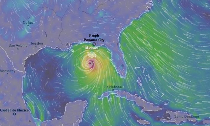 Hurricane Michael Latest: Panama City Posts Evacuation Map | The Epoch ...