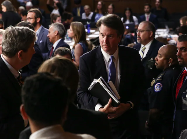 Justice Brett Kavanaugh during the third day of his confirmation hearing at the Capitol on Sept. 6, 2018. Kavanaugh was confirmed to the Supreme Court by the Senate on Oct. 6, 2018. Samira Bouaou/The Epoch Times