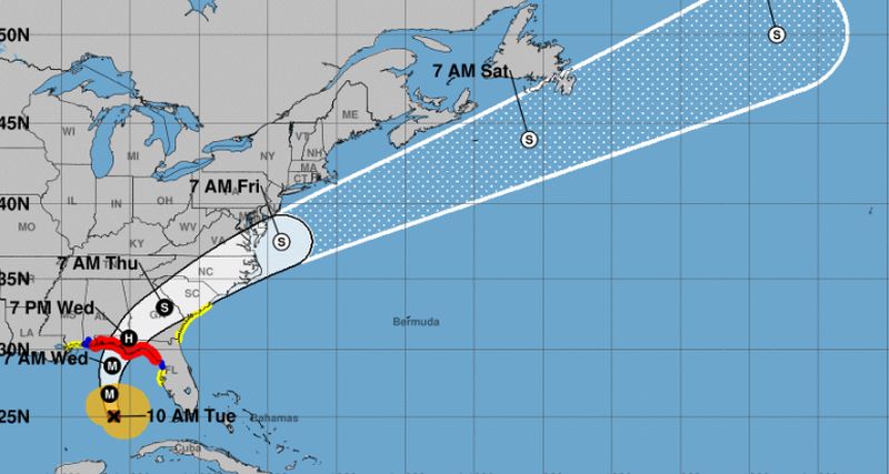 hurricane michael latest path