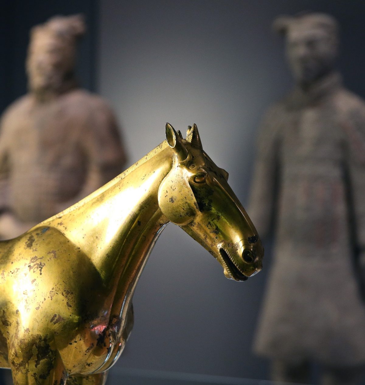 Han dynasty "Golden Horse of Maoling"