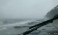 Video: Debris, Waves on Florida Highway as Hurricane Michael Hits