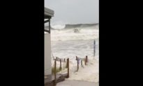 Watch: Hurricane Michael’s Storm Surge Hits Destin Beach, Florida