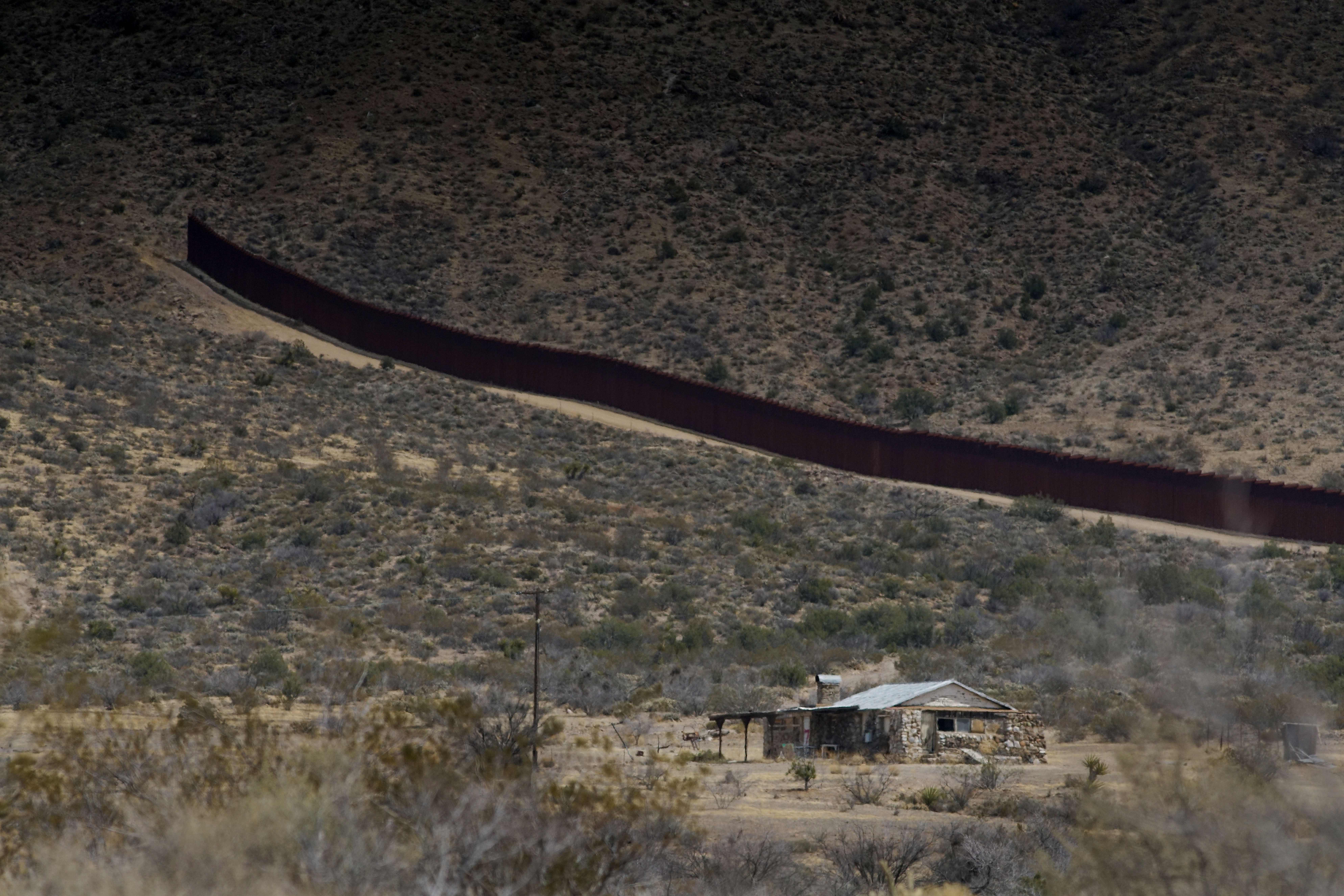 House at border in Jacumba
