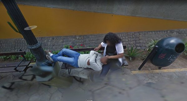 Man and woman in Barranco