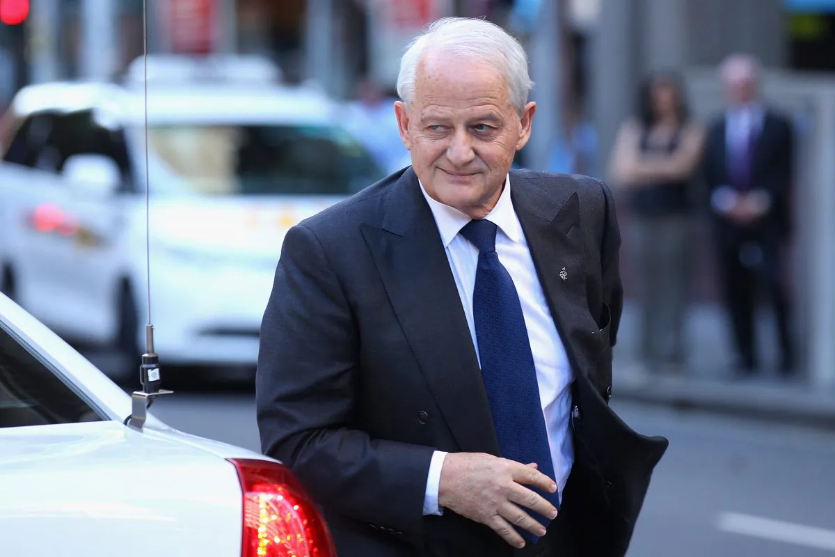 Former Immigration Minister Philip Ruddock arrives at the memorial service for Margaret Whitlam at St James Anglican Church on Mar. 23, 2012 in SYDNEY, Australia. (Cameron Spencer/Getty Images)