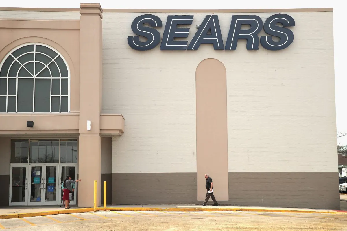 Customers shop at Sears store in Chicago, on May 3, 2018. (Scott Olson/Getty Images)