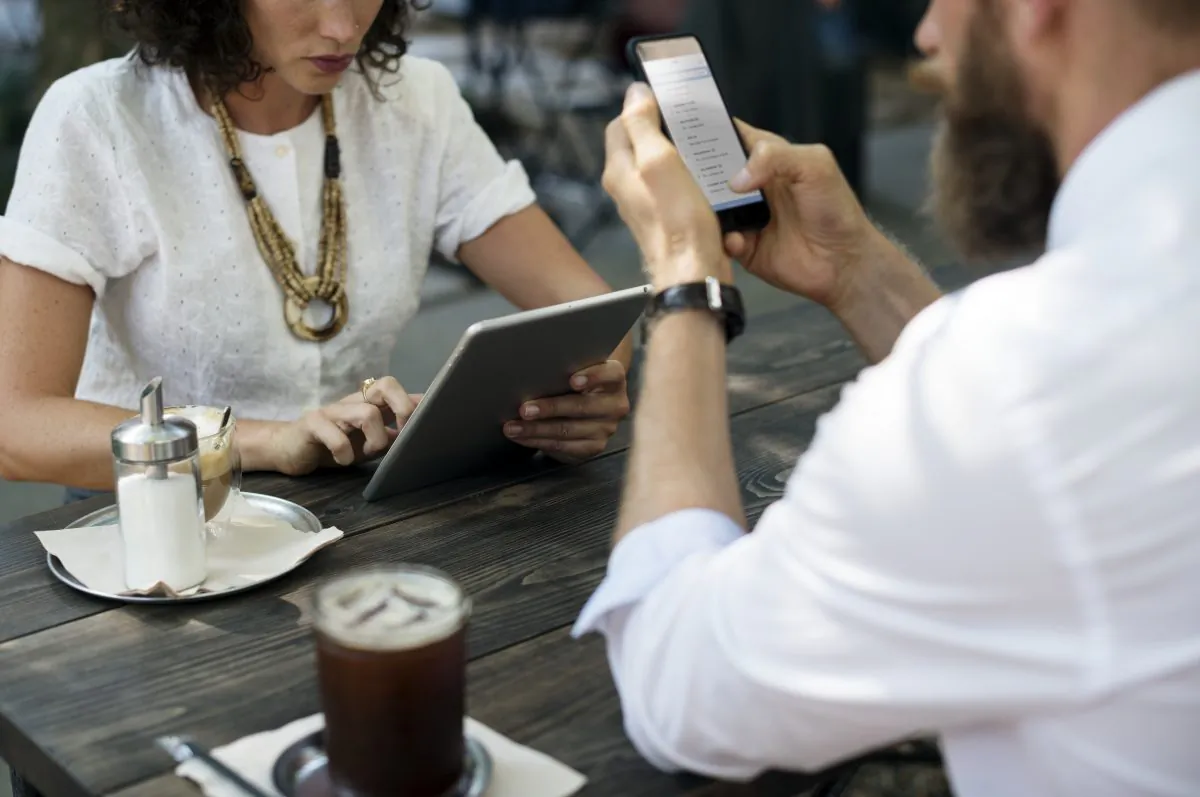 Smartphones and tablets give you access to information wherever you are. Whenever you use a device connected to the internet you are leaving a digital footprint of personal data that tech companies are likely harvesting and selling. (rawpixel/pixababy)