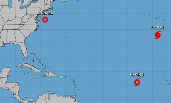 Latest Updates on Hurricane Leslie, Nadine, Sergio, and Michael