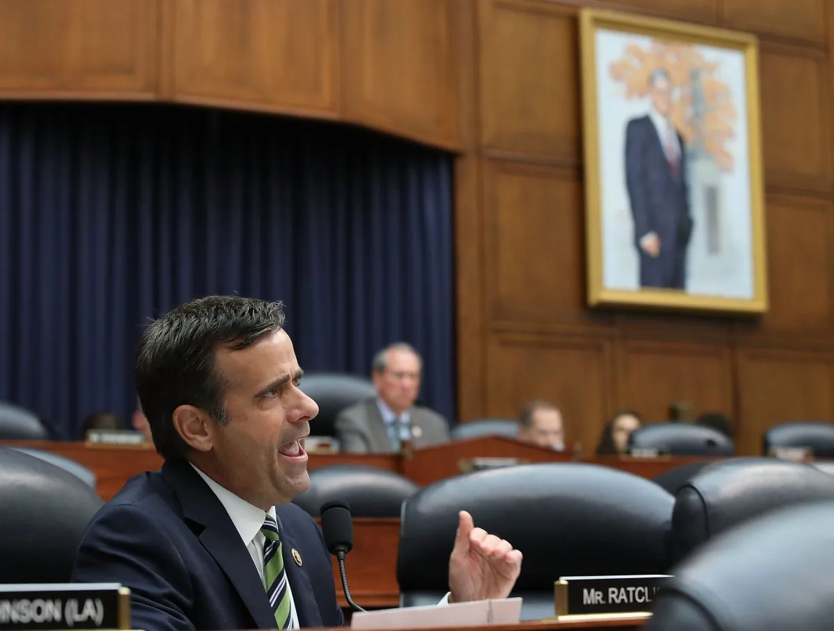 Rep. John Ratcliffe (R-TX), questions Deputy Assistant FBI Director Peter Strzok during a joint committee hearing of the House Judiciary and Oversight and Government Reform committees in the Rayburn House Office Building on Capitol Hill in Washington on July 12, 2018. (Mark Wilson/Getty Images)