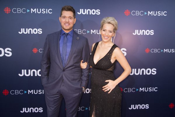Michael buble with wife