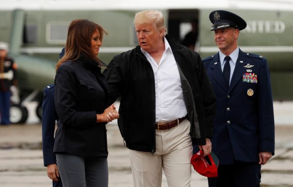 U.S. President Donald Trump and first lady Melania Trump