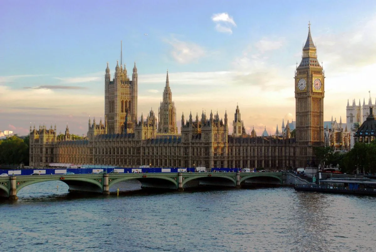 Undated image of the Palace of Westminster in London. (Public Domain)  