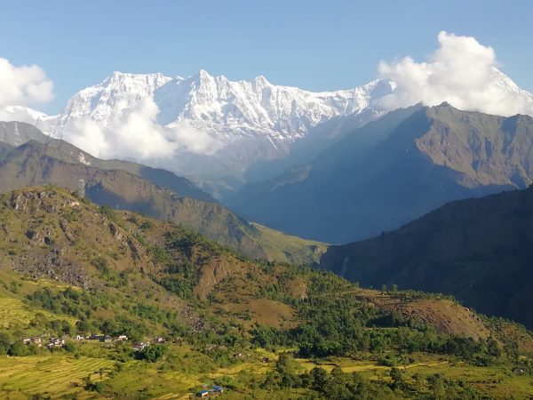 Mount Gurja, which lies in Myagdi district in mid-western Nepal.