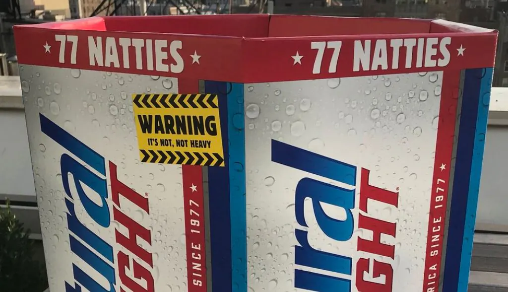 A 77-pack of beer from Natural Light is causing controversy in Maryland. (Natural Light)