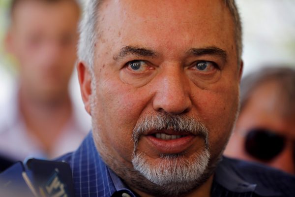 Israeli defense minister Avigdor Lieberman