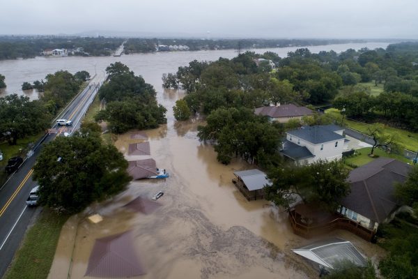 Llano River overflows banks